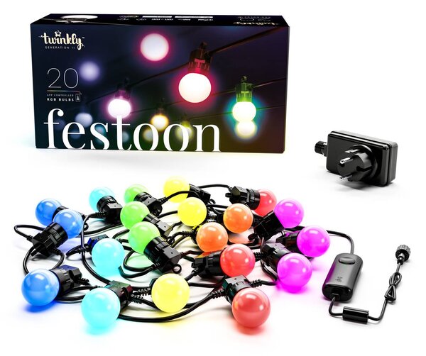 LED svetlobna veriga za zabavo Twinkly Festoon Starter Kit