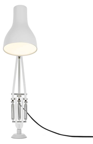 Namizna svetilka Anglepoise Type 75 z vijačnim podnožjem bele barve