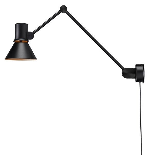 Stenska svetilka Anglepoise Type 80 W3, vtič, črna