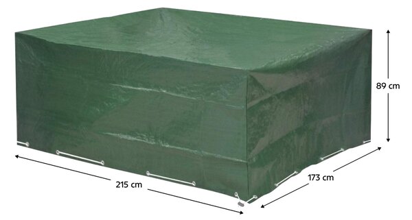 KONDELA Zaščitna prevleka za vrtno garnituro, 215 x 173 x 89 cm, zelena, KAVER TYP 24