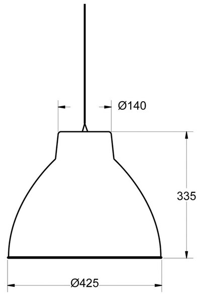 Obesek Aluminor S2089 v industrijskem slogu