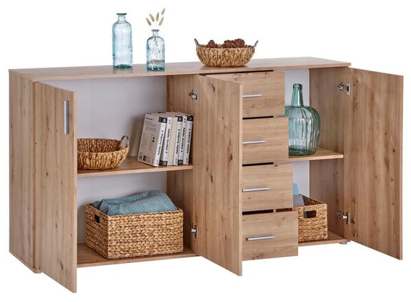 Mömax Komoda Ina 04, Barva Hrasta Artisan