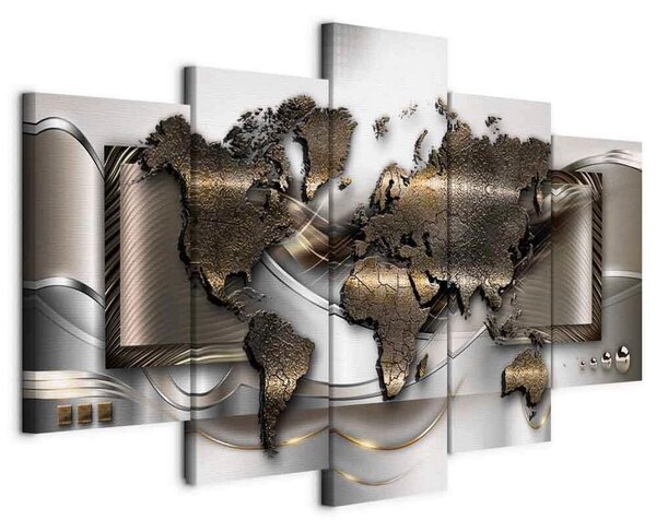 Artgeist Slika Na Platnu World Map Ii