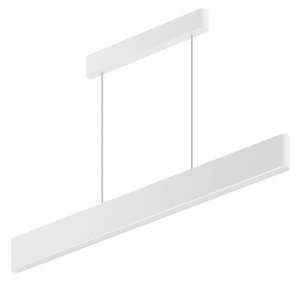 LED viseča svetilka Satori, dolžina 86,4 cm, bela, 2.700 K, aluminij