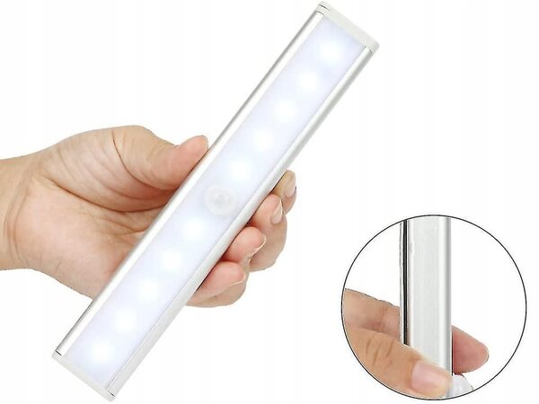LED samolepilna svetilka s senzorjem gibanja magnetna 19cm