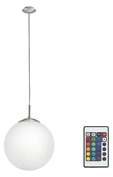 Eglo 75359 - LED RGB Zatemnitveni lestenec RONDO-C 1xE27/7,5W/230V