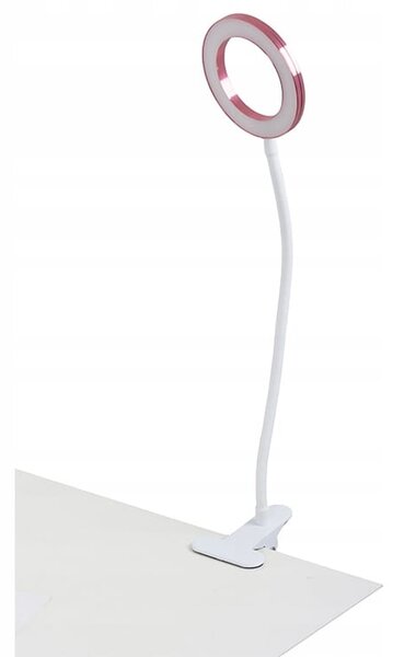 Gibljiva 24 LED kozmetična namizna svetilka USB sponka