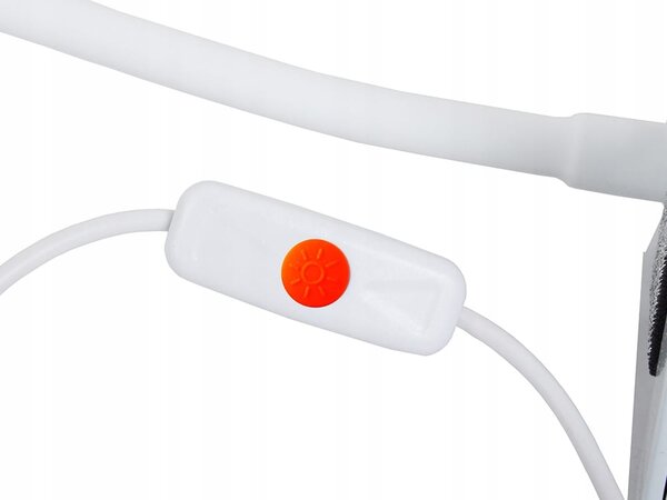 Gibljiva 24 LED kozmetična namizna svetilka USB sponka