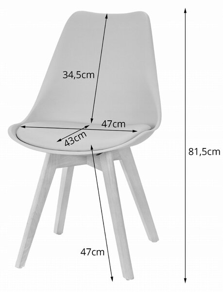 Črni jedilni set 1 + 4, miza MADO CRAFT 120x80 + stol BALI MARK črna