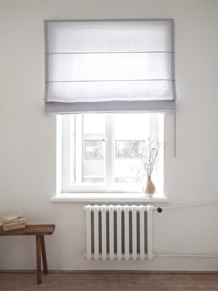 Rimska zavesa šir. 120 cm Heavy Linen 10 barv