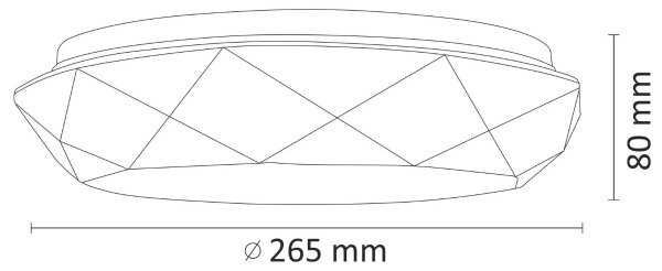 LED Kopalniška stropna svetilka SELINA LED/12W/230V IP44