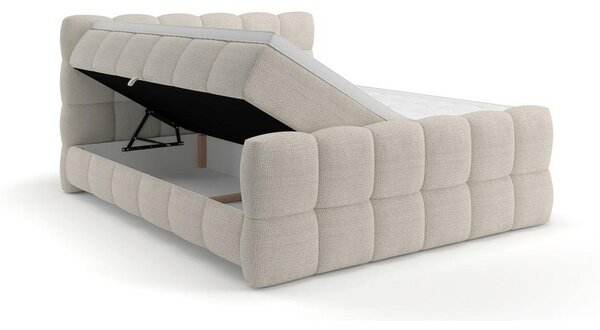 Sembella Postelja Boxspring Brisbane, Krem Barve, 180x200