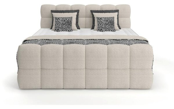 Sembella Postelja Boxspring Brisbane, Krem Barve, 180x200