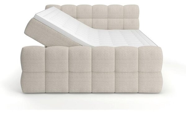 Sembella Postelja Boxspring Brisbane, Krem Barve, 180x200