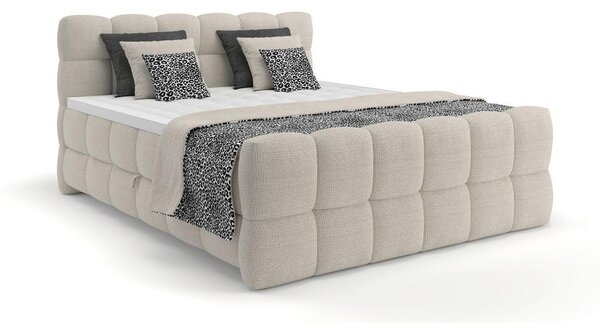 Sembella Postelja Boxspring Brisbane, Krem Barve, 180x200