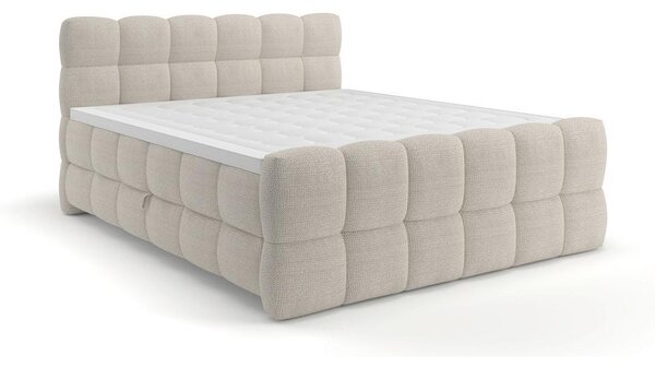 Sembella Postelja Boxspring Brisbane, Krem Barve, 180x200