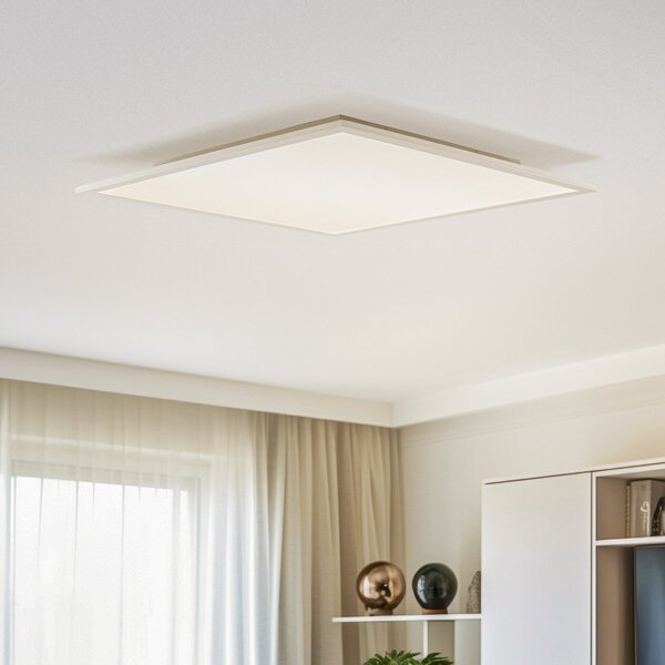 Lindby LED panel Livel, 4000K, 62 cm x cm, srebrn, kovinski, Kovinska, Kuhinja, Plastika, Sodobni