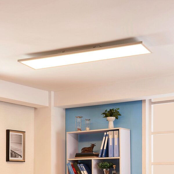 Arcchio LED panel Philia, CCT, 120 cm, 51 W, zatemnjen, Bela, Dnevna soba / jedilnica, Plastika, Sodobni
