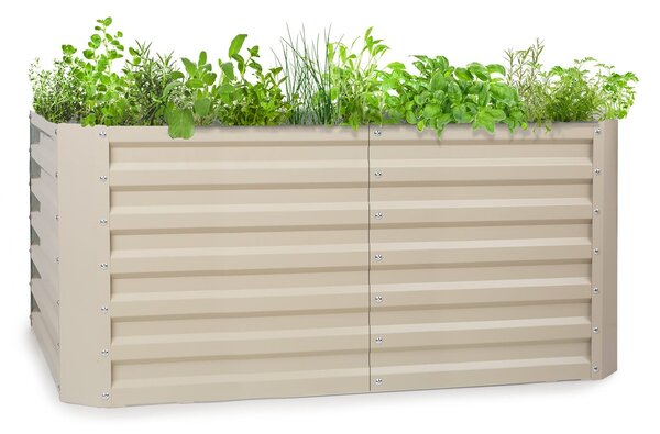 Blumfeldt Blum High Grow Straight, visoka greda, 120 x 60 x 60 cm, 432 l, jeklo