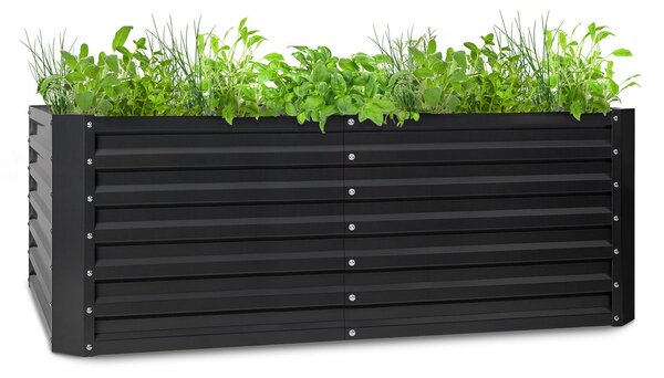 Blumfeldt High Grow Straight, visoka greda, 200 x 60 x 100 cm, 1200 l, jeklo