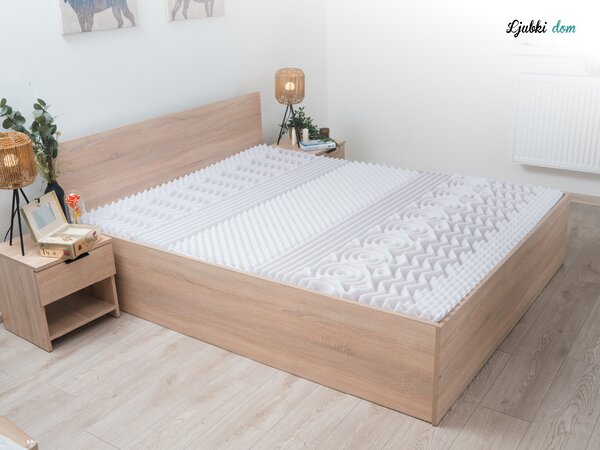 Pena vzmetnica DELUXE 80 x 200 cm Zaščita vzmetnice: BREZ zaščite vzmetnice