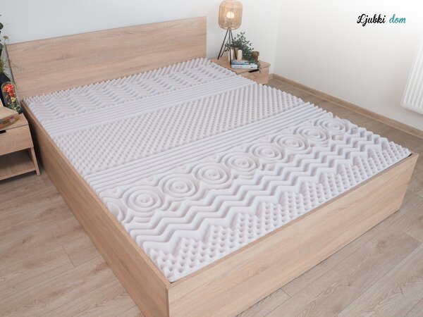 Pena vzmetnica DELUXE 80 x 200 cm Zaščita vzmetnice: BREZ zaščite vzmetnice