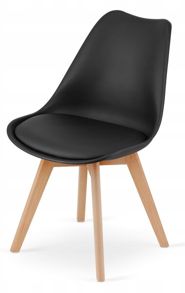 Jedilni komplet 1 + 4, miza ADRIA 120x80cm bela + stoli BALI MARK črna