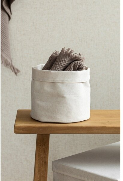 Tekstilna košara ø 20x20 cm Soft Storage Round – Bigso