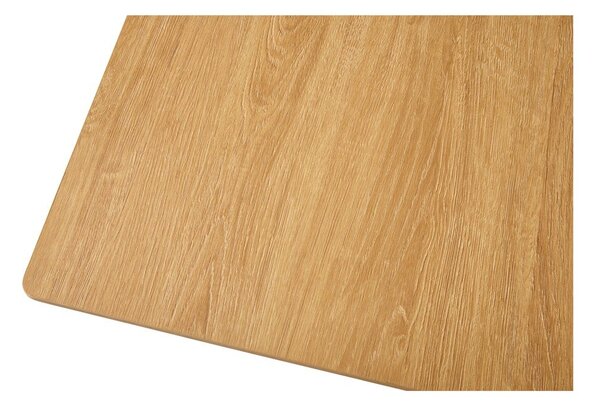 Klubska mizica v hrastovem dekorju v naravni barvi 55x110 cm Pensacola – Unique Furniture