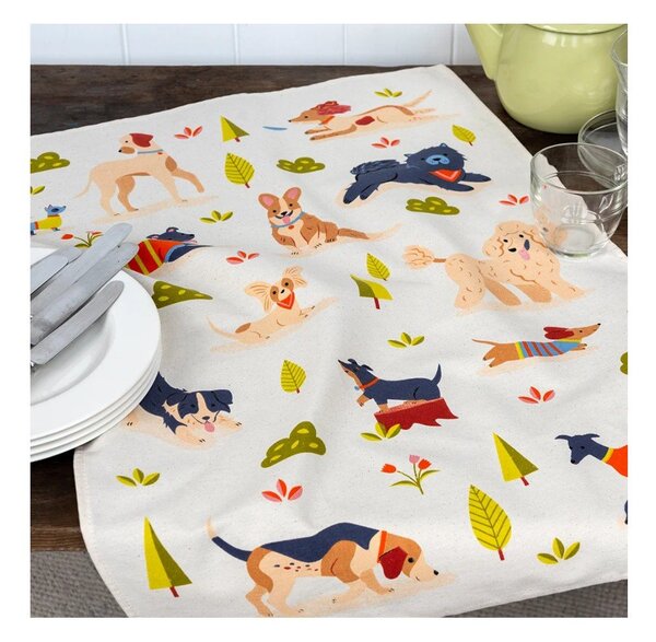 Bombažna kuhinjska krpa 70x50 cm Dog Park – Rex London