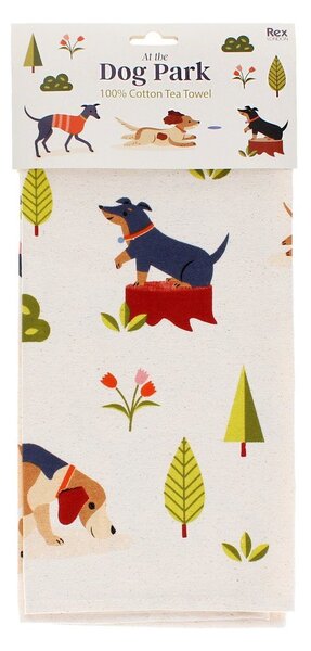 Bombažna kuhinjska krpa 70x50 cm Dog Park – Rex London
