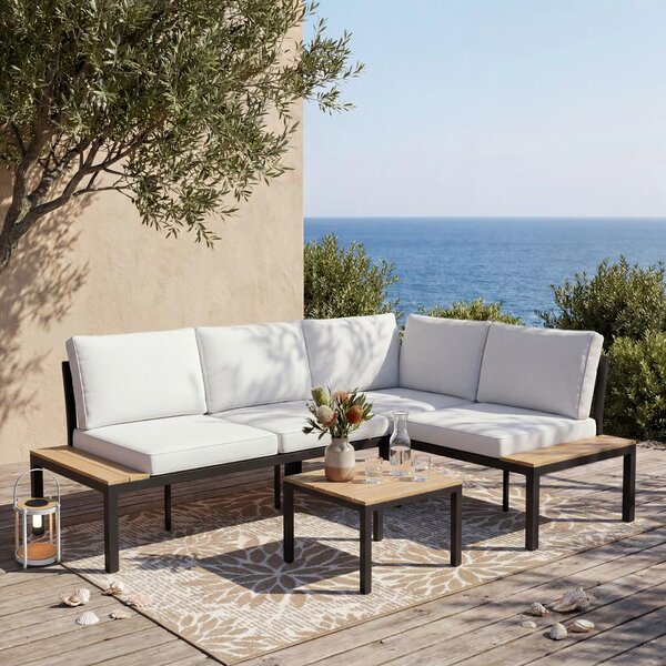 Bessagi Garden Lounge Garnitura Arianna, Krem