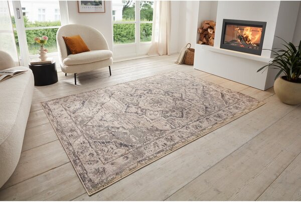 Sivo-bež preproga 120x170 cm Terrain Designer Sand – Hanse Home
