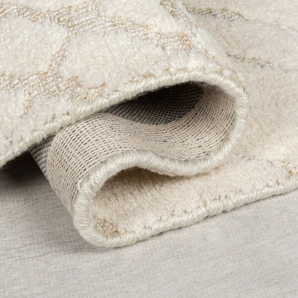 Kremno bel tekač 80x300 cm Remy – Flair Rugs