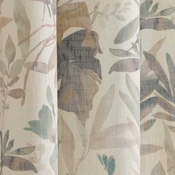 Kremno bela/prašno modra zavesa 135x250 cm Celesta – Restilo