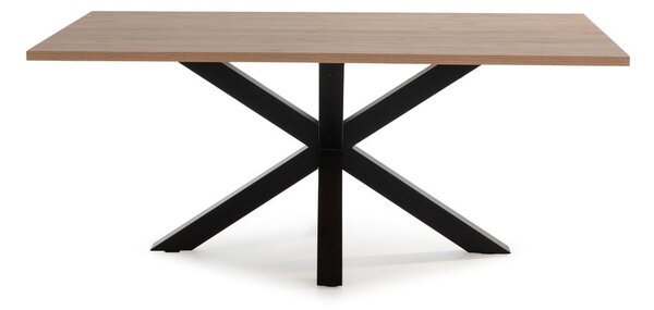 Jedilna miza z mizno ploščo v hrastovem dekorju 100x180 cm Comba – Marckeric