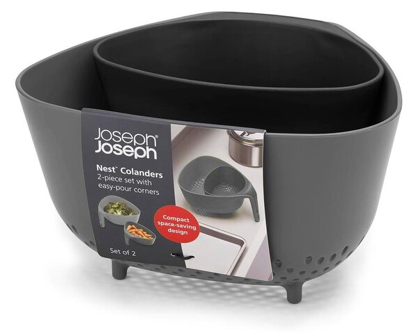 Set sivih cedil Joseph Joseph Colanders