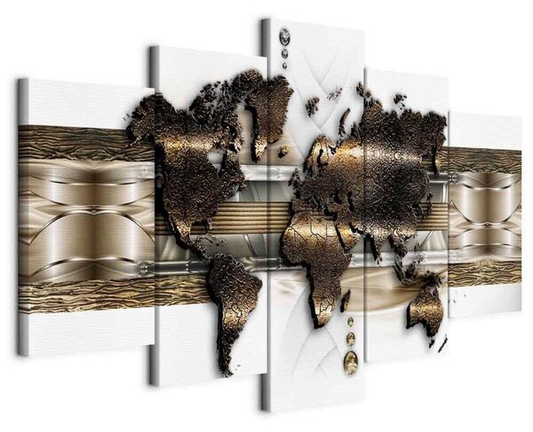 Artgeist Slika Na Platnu Metalic World