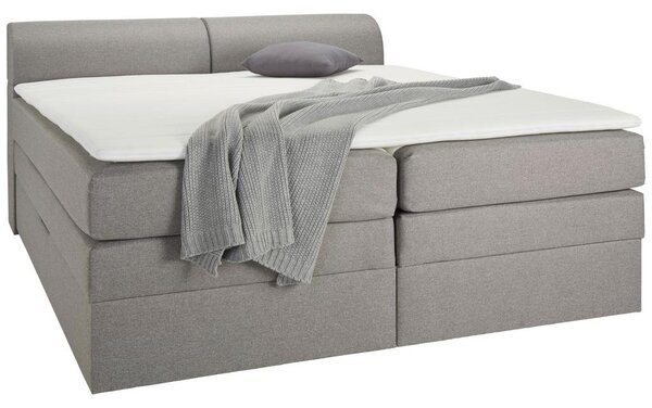 Mömax Postelja Boxspring Flexi 2, Siva, 160x200