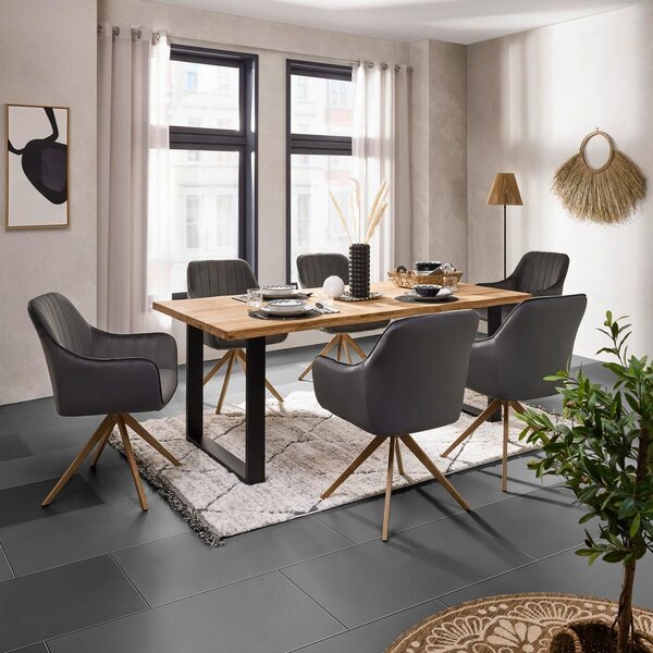 James Wood Jedilna Miza Wood 200, Hrast, Masivno, 200x100