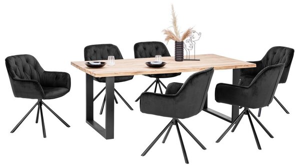James Wood Jedilna Miza Wood 200, Hrast, Masivno, 200x100