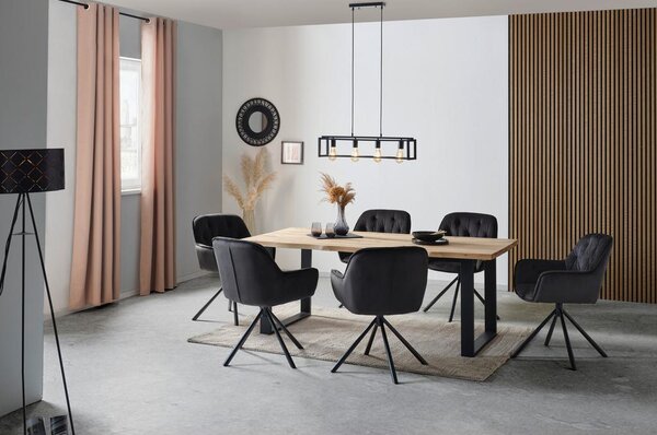 James Wood Jedilna Miza Wood 200, Hrast, Masivno, 200x100