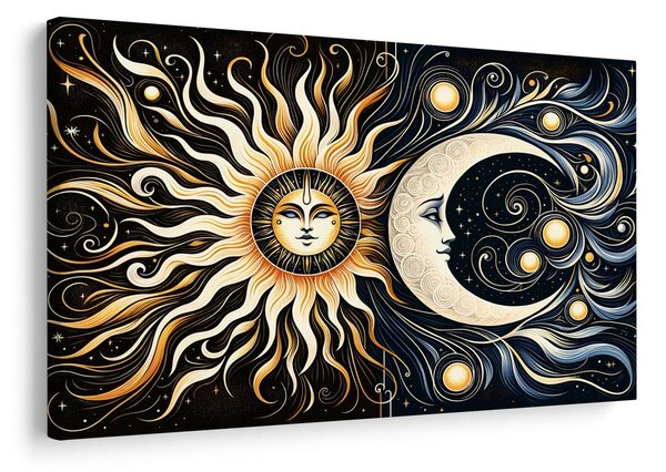 Slika sonce in luna