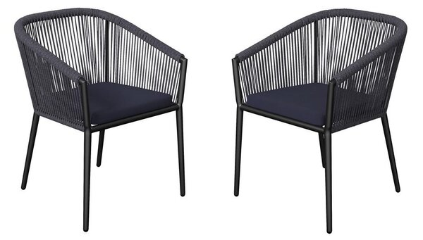 Bessagi Garden Set Vrtnih Stolov Benicia, 2 Kos, Modra
