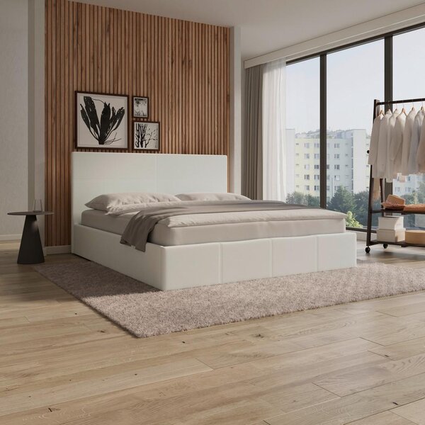 Bessagi Home Oblazinjena Postelja Yara, 180x200, Bela