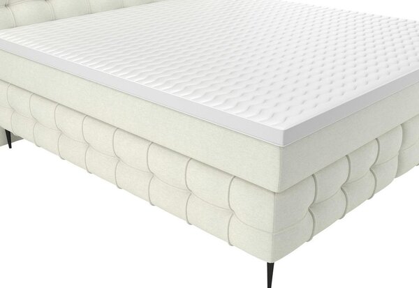 Premium Living Postelja Boxspring Scarlett, Krem Barva, 160x200