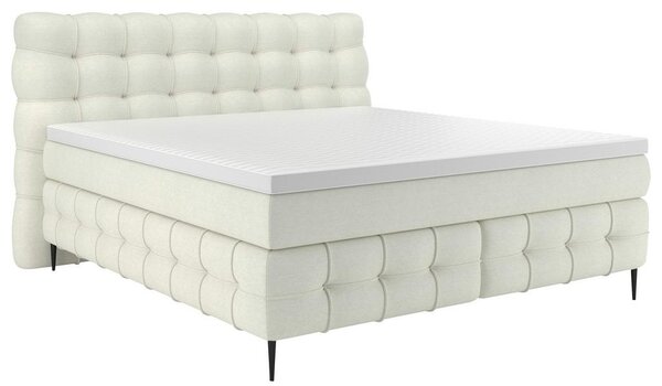 Premium Living Postelja Boxspring Scarlett, Krem Barva, 160x200