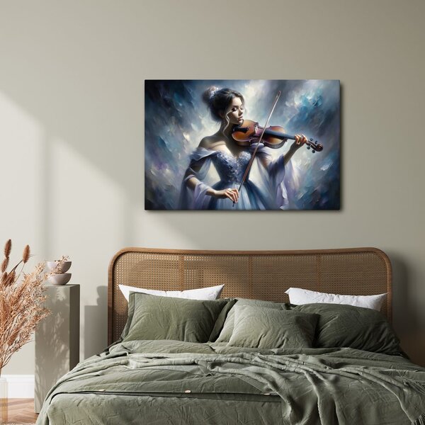 Slika romantična violinistka