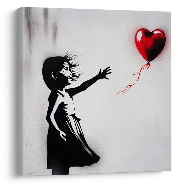 Slika srce v vetru street art