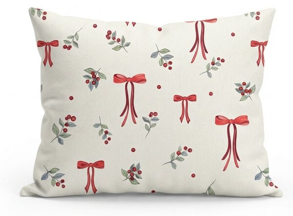 Bombažna prevleka za blazino HOLLY BOWS 45x45 cm, barvna